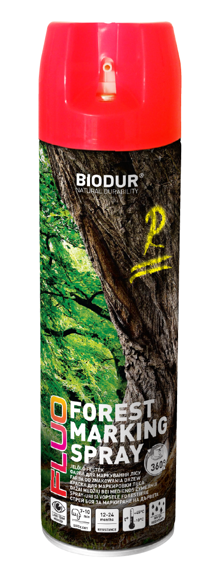 ФАРБА BIODUR ДЛЯ МАРКУВАННЯ ЛІСУ ЧЕРВОНА